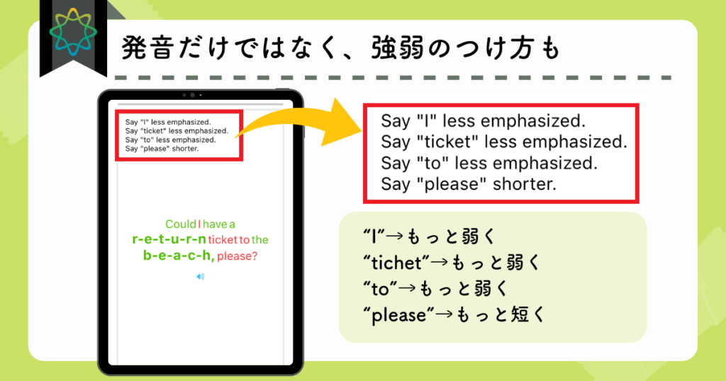 ELSA speakのデイリーレッスン：会話での単語の強弱のつけ方