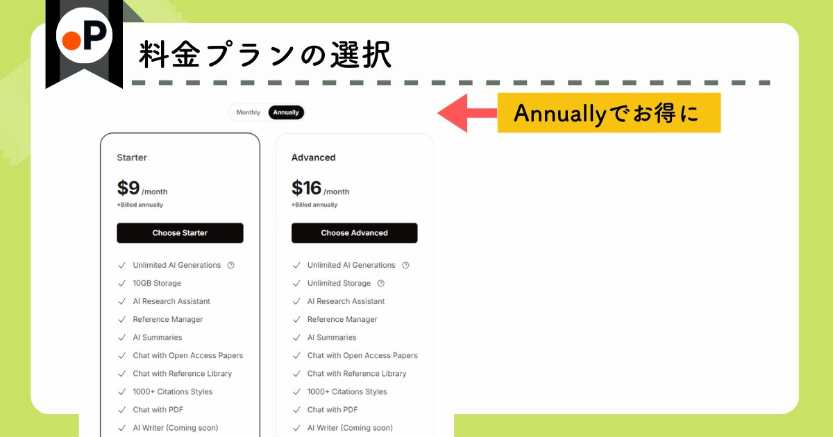 Paperguideをアップグレードする方法(プランの選択)