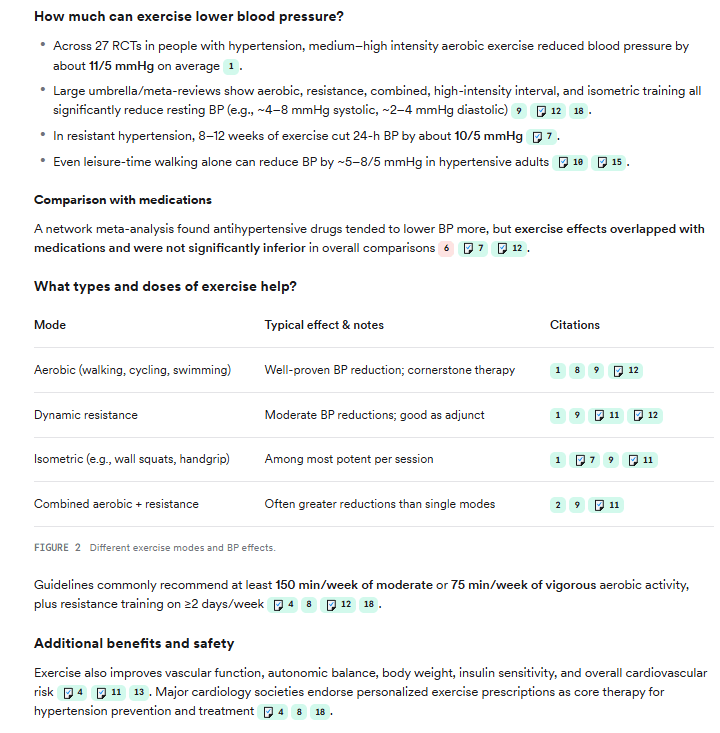 The results screen of the Consensus literature search