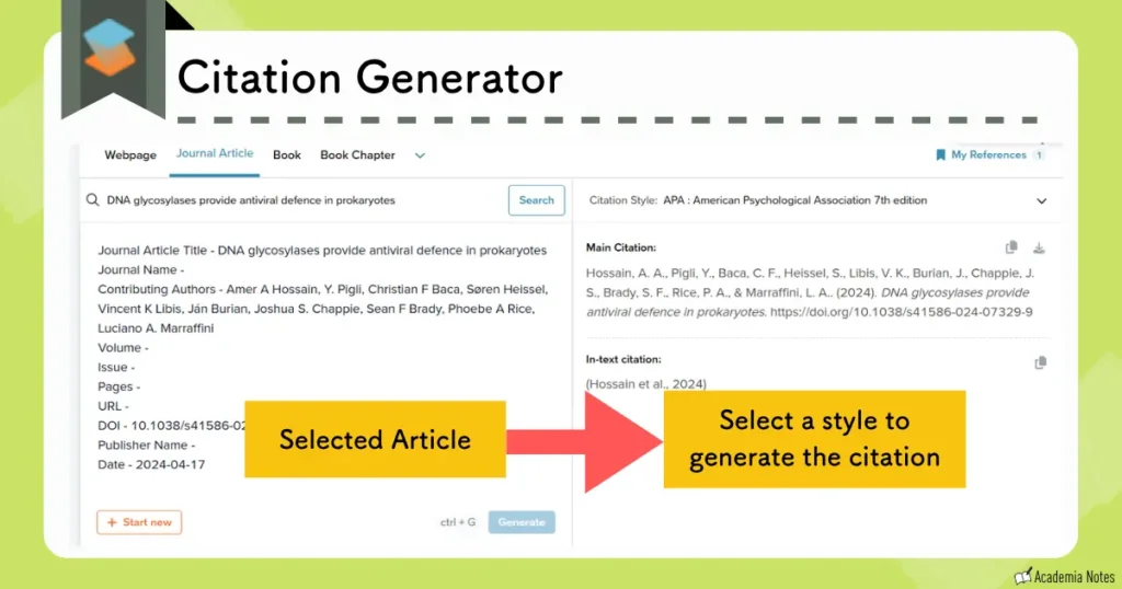 Citation Generator