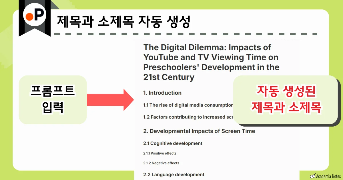 Paperguide에서 논문 목차를 확인할 수 있는 화면